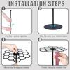 Medals Hanger Display Tabletop Medals Holder, Medals Display Rack  Display Shelf for Various Medals, 7.1x20.7x9.8in