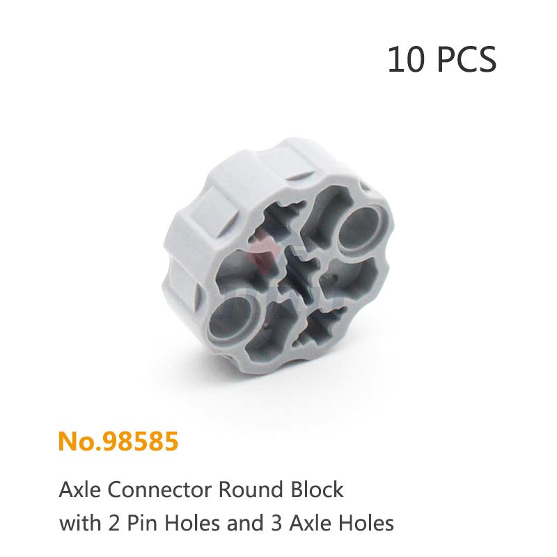 Нетоксичное Техническое Кольцо для Вождения Универсальный Карданный Вал Ось и Штифтовое Соединение с Отверстиями Блоки Moc Высокотехнологичные Строительные Кирпичики Игрушка Запасные Части