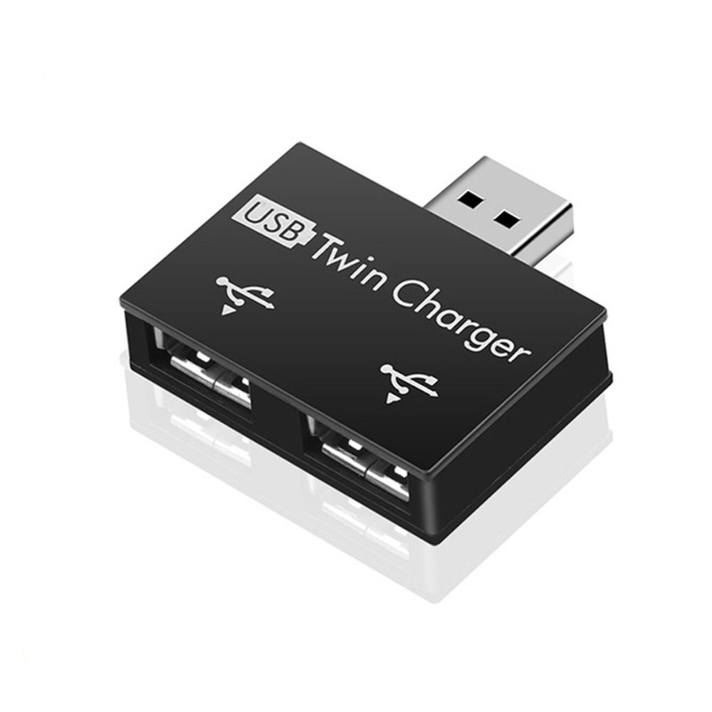 Адаптер 1 штекер на 2 порта гнездо USB2.0 Разветвитель для зарядки USB 2.0 Зарядный хаб USB Удлинитель для зарядки