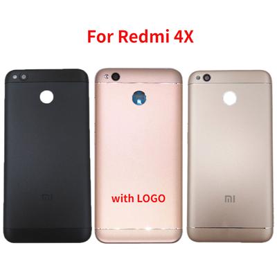 Для Xiaomi Redmi 4X задняя крышка аккумулятора с объективом камеры + боковая сторона