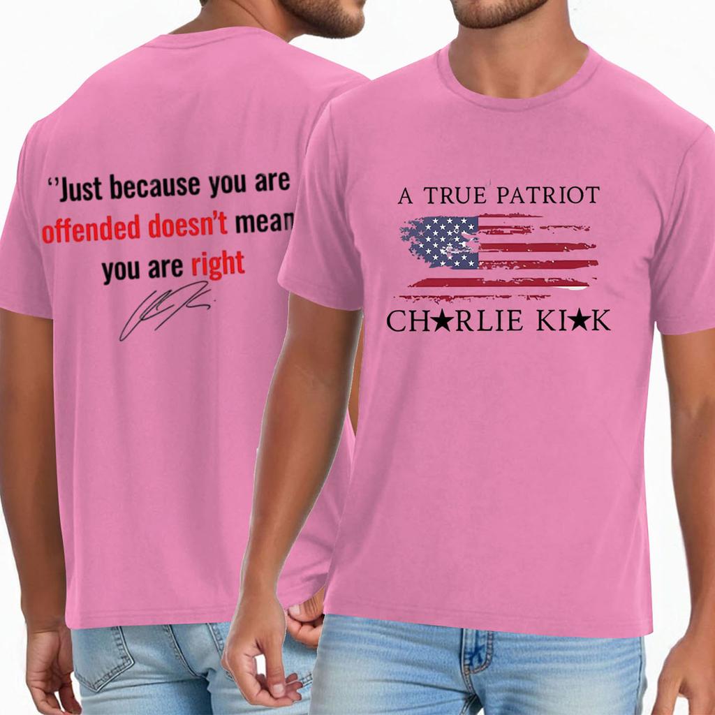 Men's Casual Daily Printed Top Round Neck T-shirt