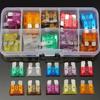 50Pcs Assorted Auto Medium Blade Car Standard Replacement Automotive Fuses Kit