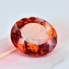 Natural 18 Ct Orange Sapphire   Oval Cut Flawless Loose Gemstone On Sale