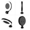 Мини-лампа для фотосъемки, портативная светодиодная лампа, трехцветная лампа для видеосъемки, вращающаяся на 360 градусов, мощность 48 светодиодов Type-C