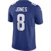Nike X NFL Collaboration New York Giants Daniel Jones V-образный вырез свитер короткий рукав футболка мужские топы синий 31NMNGLH8IF-NZ0