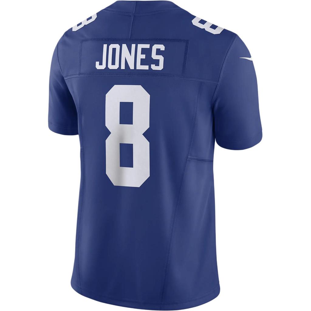 Nike X NFL Collaboration New York Giants Daniel Jones V-образный вырез свитер короткий рукав футболка мужские топы синий 31NMNGLH8IF-NZ0