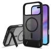 Роскошный матовый магнитный чехол для телефона iPhone 17 Air 16 15 14 Plus 13 12 Pro Max 16e Беспроводное зарядное устройство Складная подставка Защитная крышка