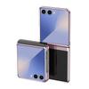 Transparent case for Samsung Galaxy Z Flip 8, Hard Case, Rose Gold Frame