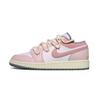 Air Jordan 1 Low Устойчивые к скольжению и истиранию Низкие Винтажные Баскетбольные Кроссовки GS Розовые 553560-053(TeamX-GS)