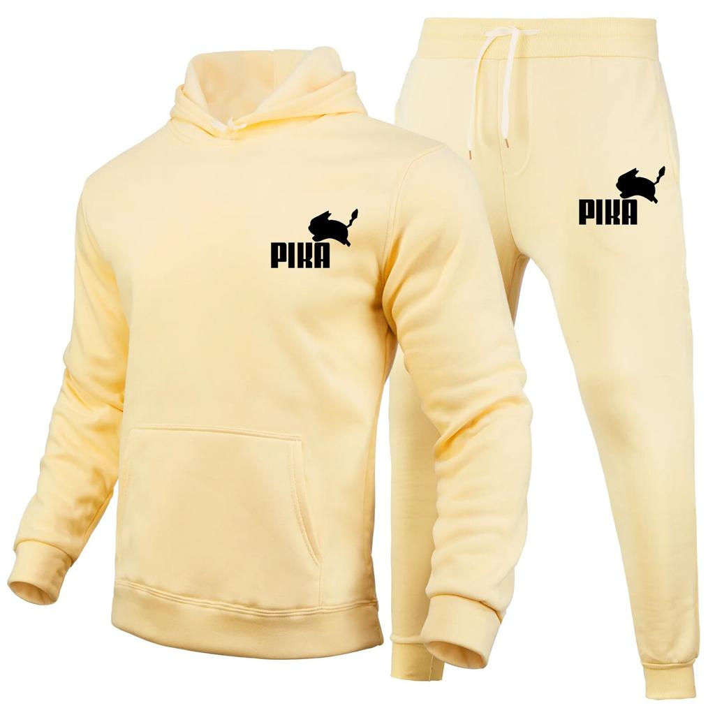 Комплект с капюшоном Пика, женские толстовки, костюмы для уличного фитнеса, бега, модный спортивный костюм, весенне-осенний стиль, толстовка с капюшоном