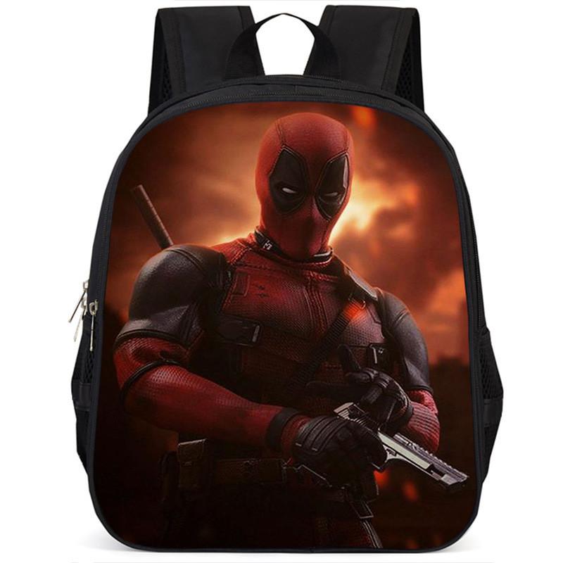 Spacious 15 Inch Deadpool Backpack For Boys And Girls With Large Capacity Design