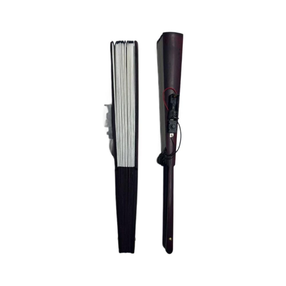 Неоновый светящийся бар складной ручной веер танец выступление светящиеся светодиодные веера светящийся кунг-фу китайский бамбуковый веер реквизит для поддержки концерта