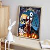 Disney 5D DIY Алмазная Живопись Иллюстрации Из Фильма «Кошмар Перед Рождеством» Полностью Круглые Алмазные Мозаики Мультяшные Вышивка Крестом Картины для Декора Дома