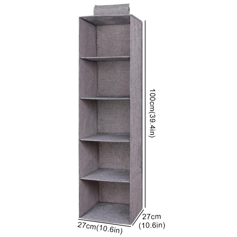 Wardrobe Hanging Storage Bag Interlayer Drawer Type Clothes Clothes Organizer Collapsible Storage Shelves Closet Organizer