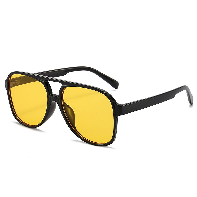 Fashionable Large-Frame Sunglasses Fashionable All-Match Sunglasses Men's and Women's Uv-Proof Sunglasses