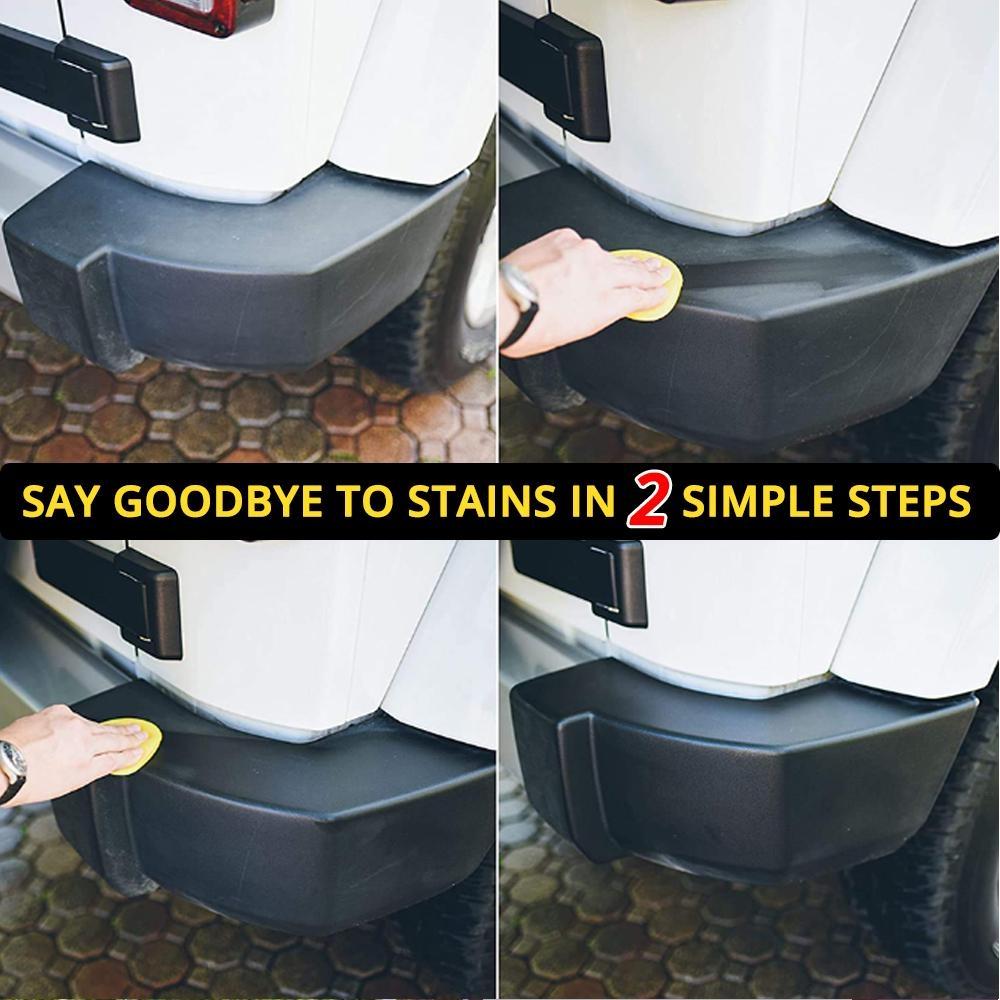 HVIERO-24 Plastic Trim Coating Long-Lasting Hydrophobic Car Exterior Plastic Restorer Aging Plastics Turn Black Bright 20/50ml