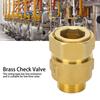 Check Valve Brass Material 1‑Way Streamline Water Meter Thread Reflux Control Tool DN20x25