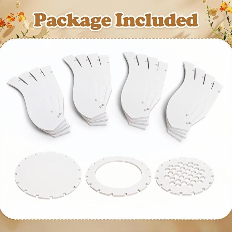 Деревянный набор ваз для роз/вишни/цветения/подсолнуха, для ботанической коллекции, стильная домашняя ваза, настольное украшение, подставка-пазл