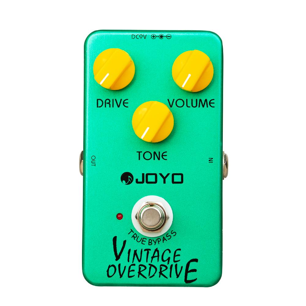 JOYO JF-01 Vintage Overdrive Гитарная педаль Создающая Теплый Мягкий Плавный Овертон Овердрайв Педаль с Эффектами Сустейна