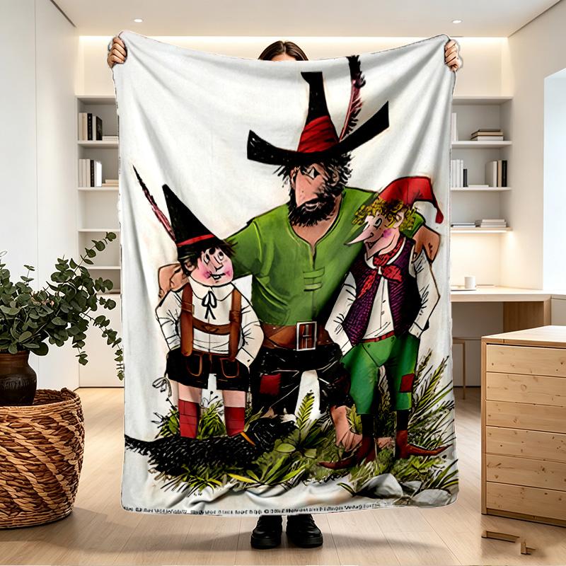 Der Rauber Hotzenplotz Print Blanket - Soft & Comfortable, for Bedroom, Travel, Sofa, Home Decoration - Birthday Christmas Gift for Friend