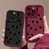 Милый чехол для телефона с принтом любви для iPhone 16 Pro Max 15 14 Plus 13 12 Pro 11 XR XS 8 7 Модные сердца противоударный мягкий чехол из ТПУ
