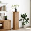 Column-shaped Vase Stand with Storage Space At the Base, Decorative Storage Shelf for Hallway and Living Room 31 X 30 X 90 Cm
