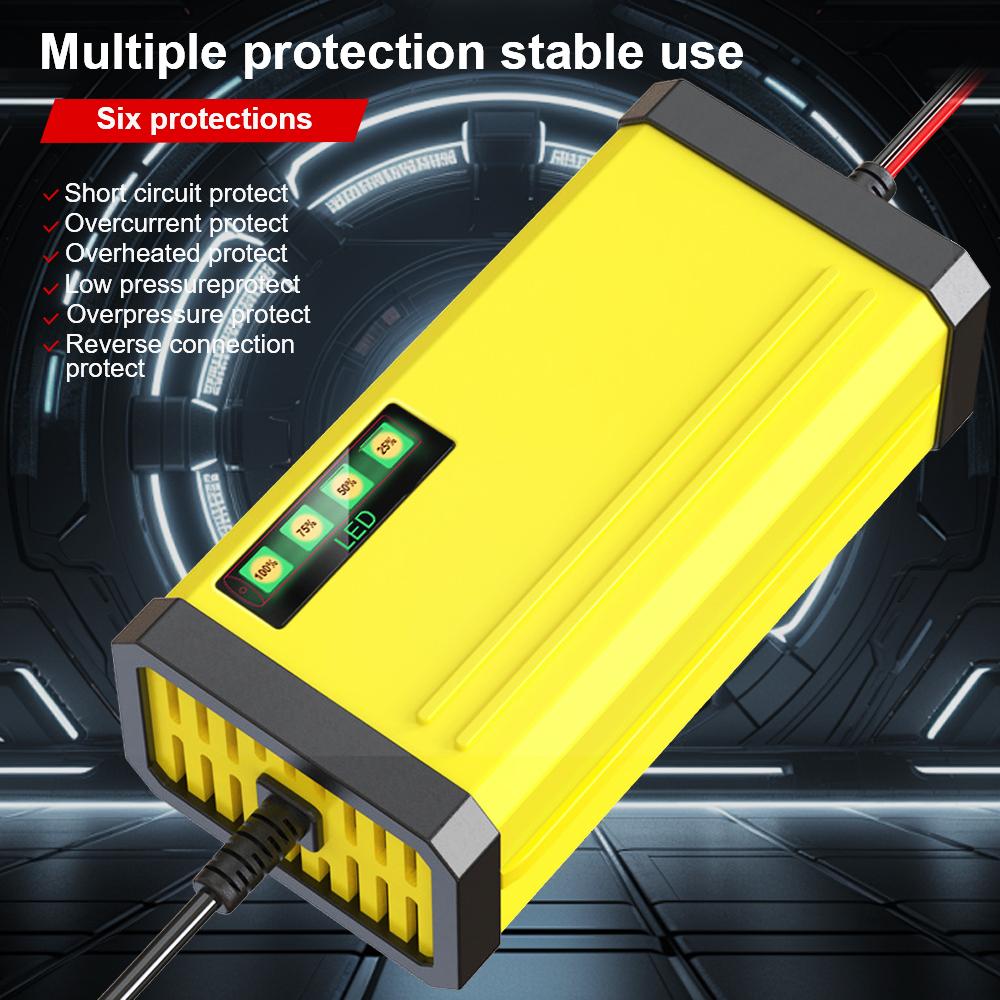 Car Accessories Car Battery Charger Wet Dry Lead Acid Battery 12V 2A 220V Power Puls Repair Charger LED Display Moto Truck Battery Charger