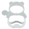 I&B Chewing Gum Adhesive Wrist Teether + Carrying Case, Teether + Case, Gomi Modern Gray, 1 Piece, Korean Baby Products