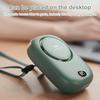Portable Hanging Neck Fan Digital Display Strong Airflow Low Noise USB Rechargeable Bladeless