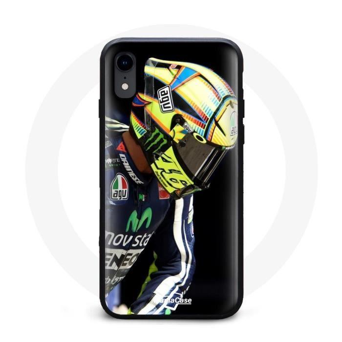Coque - Moto - Iphone XR - Souple - Protection contre les chocs - Noir