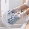 1Pair Waterproof Rubber Latex Dish Washing Gloves Kitchen Durable Cleaning Housework Chores Dishwashing Tools Female