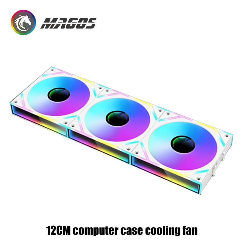 Infinity Mirror Uni fan 3 in 1 Kit, ARGB Light Effect Forword/Reverse Blade, PC Gamer Cabinet Water Cooling Silent Mute Radiator