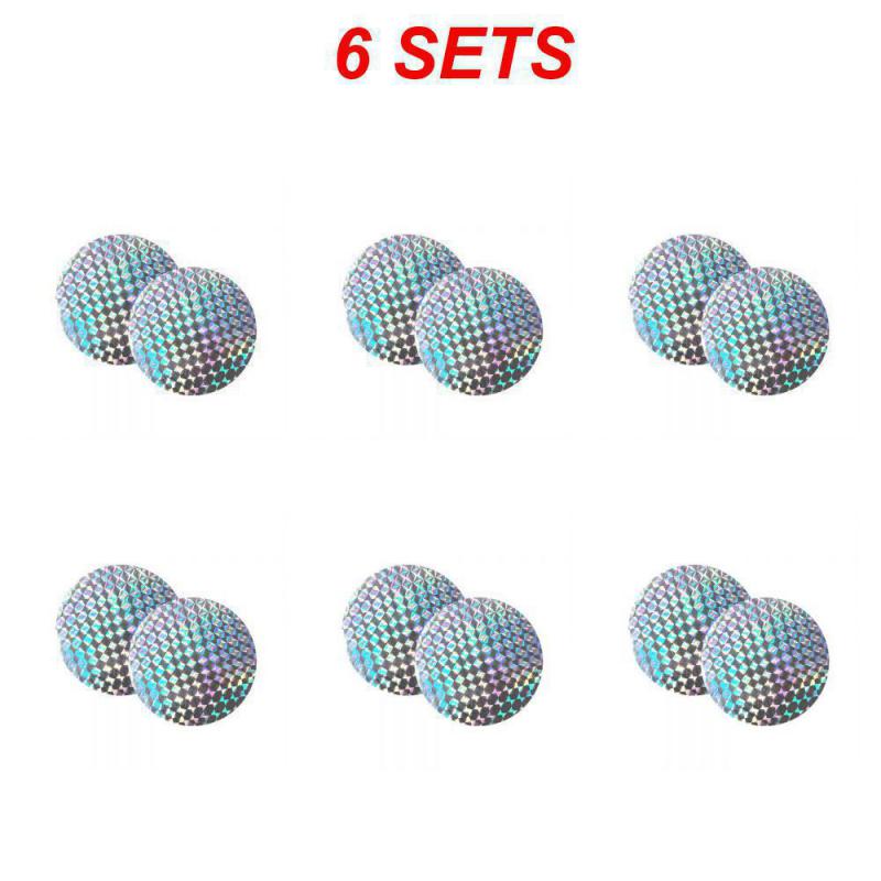 2/4/6 комплектов отпугивающих птиц эффективных палочек для садовых голубей, полезных домашних аксессуаров, лазерной пленки, оконного клея