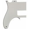 Guitar Pickguard for 5-Hole Fender Telecaster P90 Style Guitar Pickguard Scratch Plate (3-Ply White)