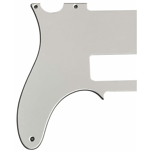 Guitar Pickguard for 5-Hole Fender Telecaster P90 Style Guitar Pickguard Scratch Plate (3-Ply White)