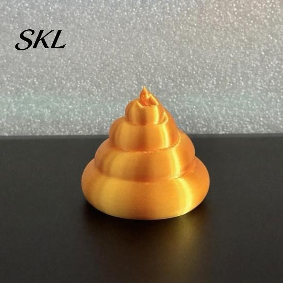 Магнитный Забавный Предмет Золотой Какашки Украшение, 3D Печатное Настольное Украшение, Смешная Фигурка-Розыгрыш, Прикол Подарок для Друзей Украшение Стола