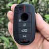New Silicone Key Case Cover for Fiat Cronos Egea 500X Toro Tipo for Dodge Neon Keyless Fob Shell Skin Key Chain Holder Protector