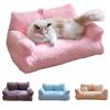 Роскошная кровать-гнездо для кошек, зимний теплый диван-дом для кошек, удобная кровать для кошек, кровать для щенков, собачья будка, товары для животных