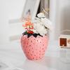 Creative Ceramic Strawberry Vase for Home and TV Cabinet Decoration