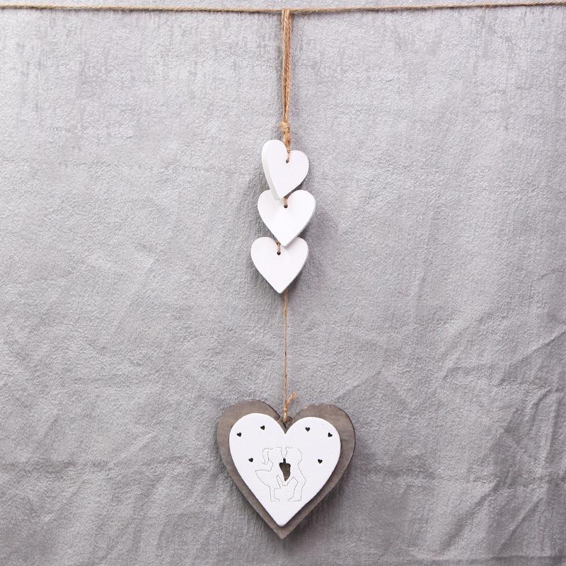 Hanging Multiple Styles Ornaments Garden Courtyard Heart-shaped Creative Window Wall Door