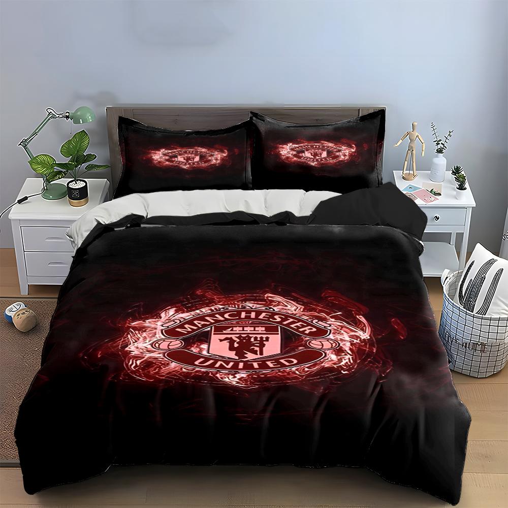 Manchester United Bedding Bedding set (1 duvet cover, 2 pillowcases, duvet not included)
