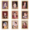Scene Model Retro Frame Dolls Accessories Miniature Pictures Dollhouse Oil Painting Wall Mural