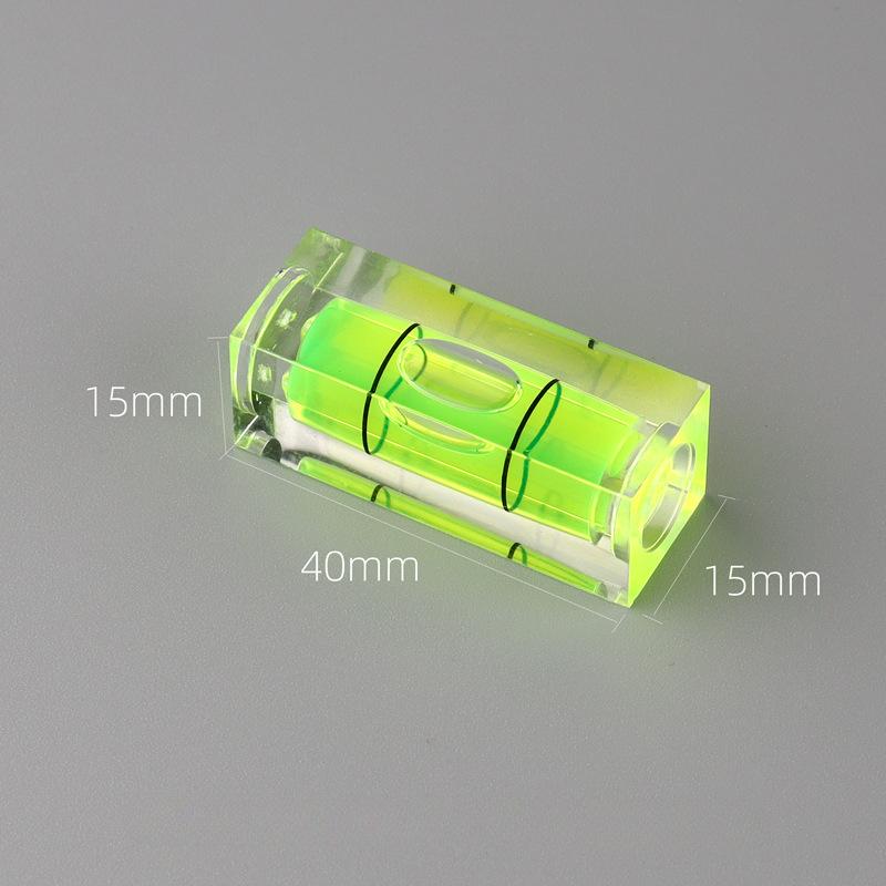 10 шт. Квадратный пузырьковый уровень Зеленый спиртовой уровень Измерительный инструмент Уровень Инструмент для геодезии Nivel Burbuja