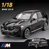 Officially Licensed 1:18 BMW X5M Alloy Car Model Pull-back Toy Vehicle Simulation Diecast Collection Miniature Voiture Boy Gift