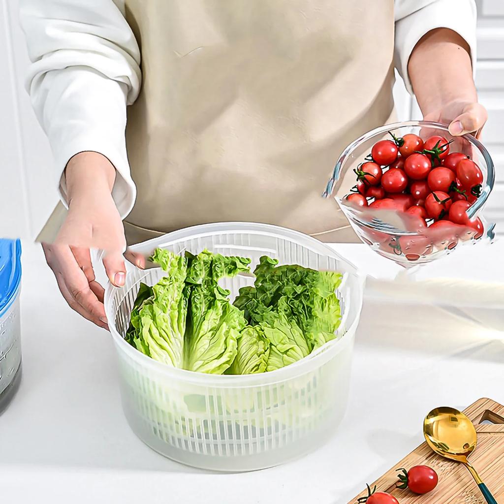 Многофункциональная сушилка для овощей, салата, сушилка для салата, стиральная машина для зелени, сушилка, сито, ручная сушилка для овощей, кухонные гаджеты