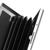 Держатель для карт из нержавеющей стали с защитой от RFID: Женский футляр для кредитных карт и мужской органайзер для визиток