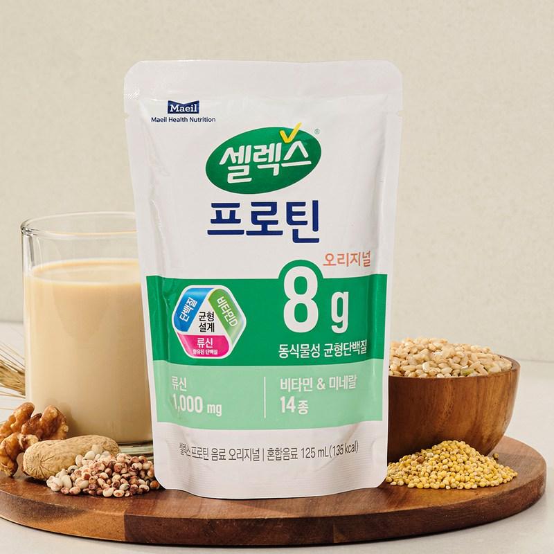 Selex Protein Pouch Drink Original, 125ml, 12 pcs.
