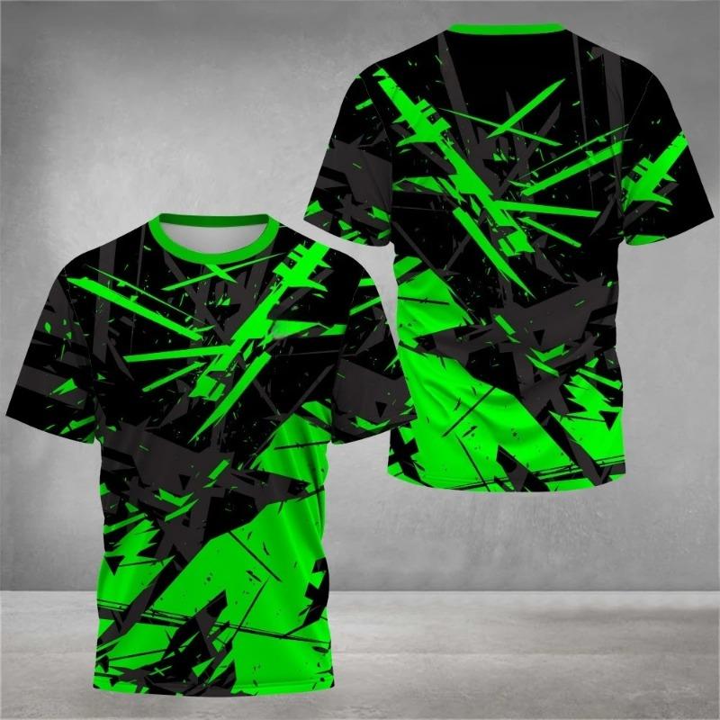 Модная футболка с 3D-принтом тай-дай