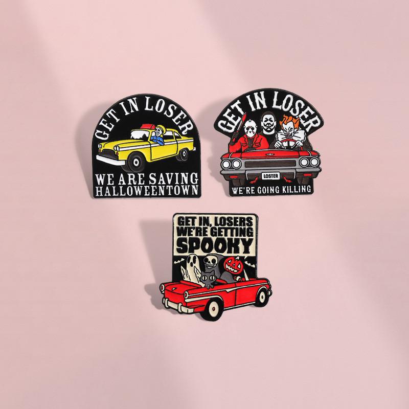 Модные броши мультяшные в привлекательных цветах для зимней моды с декоративными и регулируемыми особенностями