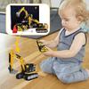 Electric Remote Control Excavator Simulation Alloy Engineering Vehicle Toy
